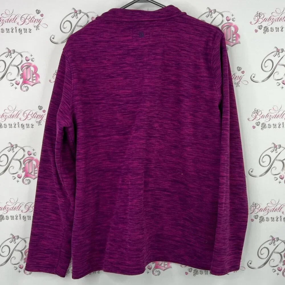 Mountain warehouse half zip up sweater soft Cozy Magenta Quarter-Zip Pullover